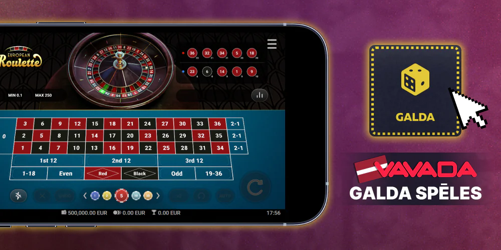 Vavada latviešiem - spēlē galda spēles