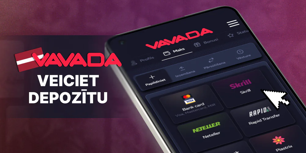 Vavada kazino - norēķinu veidi Latvijā