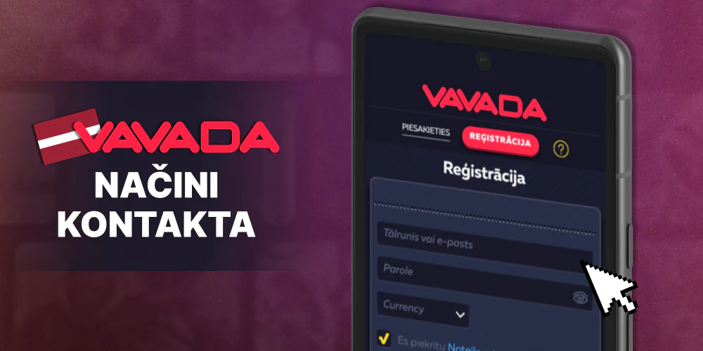 Ienāc un reģistrējies Vavada mājaslapā Latvijā