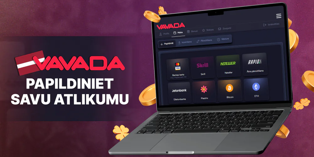 Vavada iemaksa latviešiem